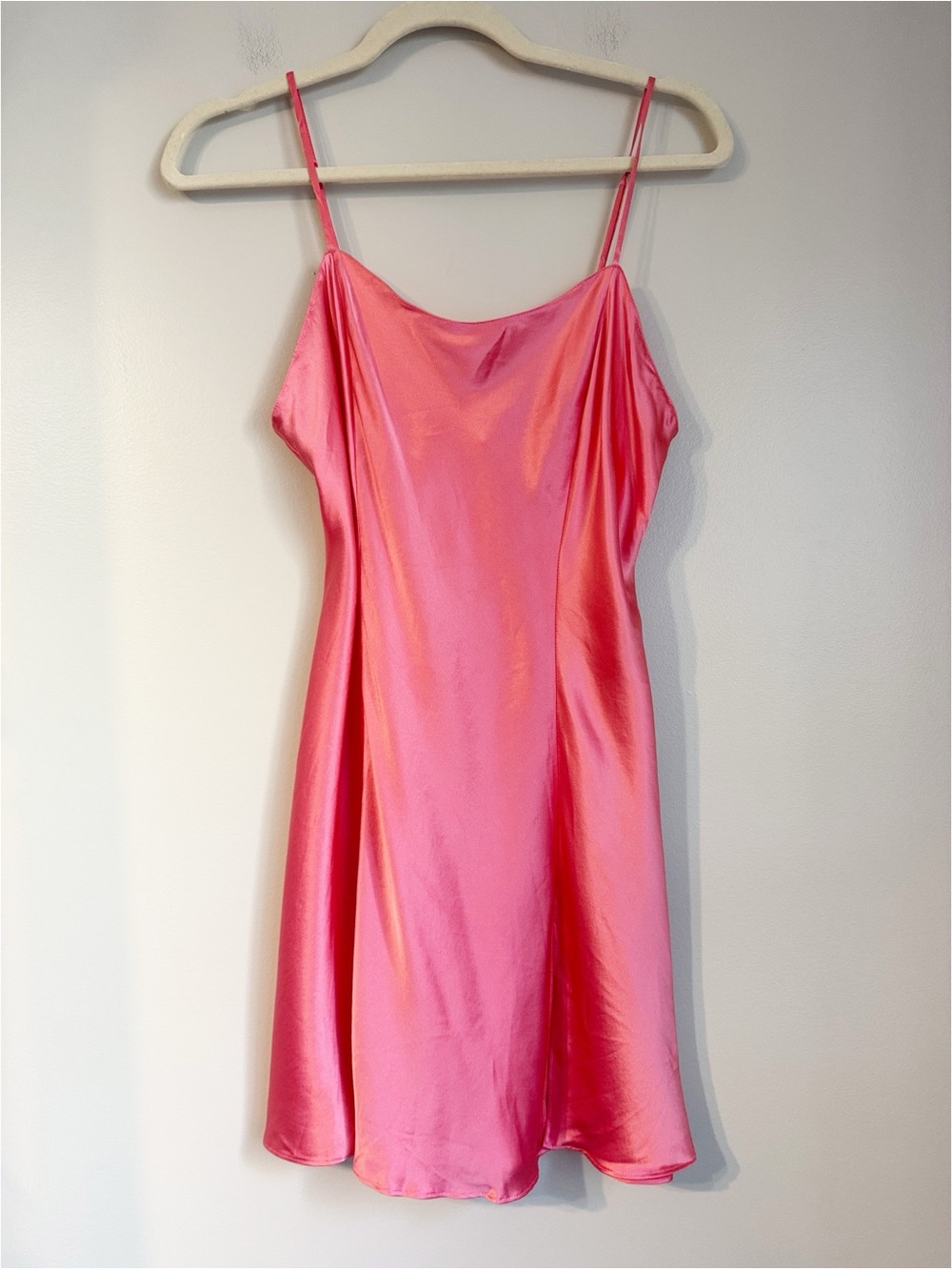 Victoria’s Secret Vintage 100% Silk Pink Mini Slip Dress